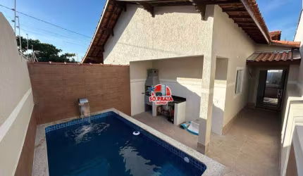 Casa com 2 dormitórios à venda, 86 m² por R$ 420.000 - Balneario Itagui - Mongaguá/SP