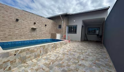 Casa com 2 dormitórios à venda, 89 m² por R$ 360.000 - Balneário Regina Maria - Mongaguá/SP