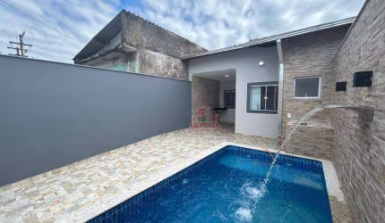 Casa com 2 dormitórios à venda, 89 m² por R$ 360.000 - Balneário Regina Maria - Mongaguá/SP