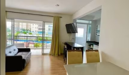 Flat pronto e porteira fechada com 48mts no In Design Residence na Vila Arens, varanda e 1 vaga de garagem