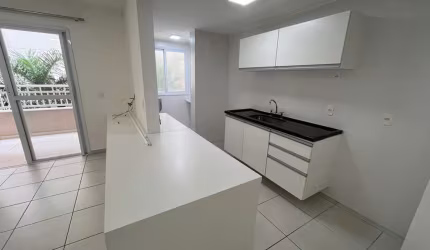 Apto pronto no condomínio Contemporaneo, desocupado, 2 dorms sendo 1 suíte, terraço e 1 vaga de garagem/