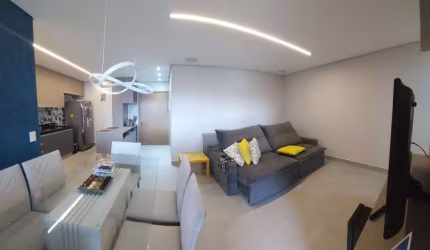 Apto pronto no Torres de Ozanam, vista livre pra Serra, 3 dorms sendo 1 suíte, terraço gourmet e 2 vagas cobertas.