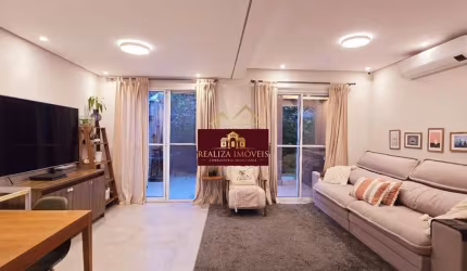 Casa com corredor lateral no Vintage, pronta para morar, 3 dorms sendo 1 suíte com ar condicionado, área gourmet,  2 vagas de garagem