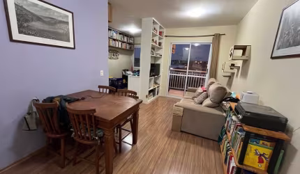 Apto pronto no Brisas com 66mts, 2 dorms sendo 1 suíte e sala ampliada com home office, varanda e 1 vaga de garagem