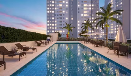 Apartamentos de 2/4 com infraestrutura, lazer e segurança