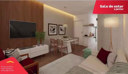 APARTAMENTO 2/4 banheiro, 1 sala, construído no ano de 2024. ÁREA VERDE, BRINQUEDOTECA, CHURRASQUEIRA, FITNESS AO AR LIVRE, PORTÃO ELETRÔNICO, PORTARIA 24 HS, QUADRA POLIESPORTIVA,