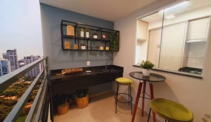 Apartamento 2/4, pertinho do Uberlândia Shopping com suíte, sacada e área de lazer completa