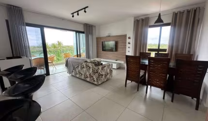 Apartamento mobiliado com 3/4,  para locação – perto da praia, com lazer completo!  No Iberostar