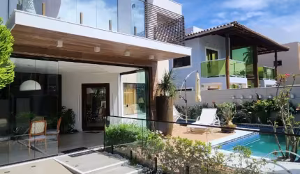 luxuosa casa em vilas do atlântico com 4 quartos mobiliada
