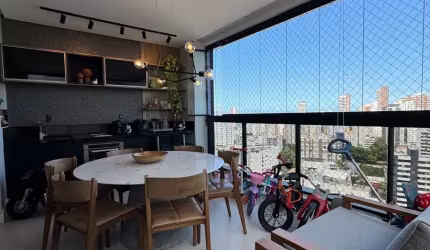 lindo apartamento no mar de saint tropez no jardim apipema   com 3 suítes