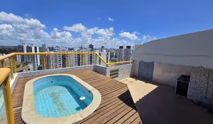 Cobetura de 3 quartos no imbui com piscina e área gourmet armários 02 vagas