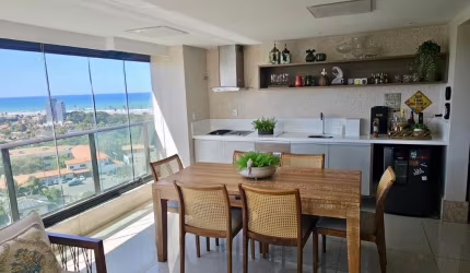 Apartamento em Patamares no Colina A no Biarritz Maison de 3 suítes vista mar 4 vagas
