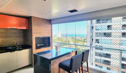Apartamento a venda no platno greenville 2 quartos vista mar