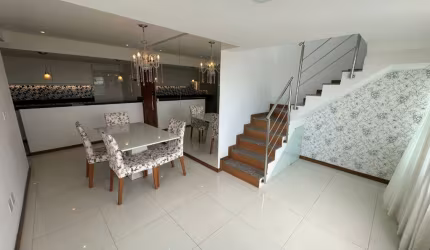 Cobertura  a venda em patamares com 3 quartos reformada no salvador clube