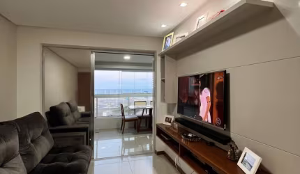 Apartamento a venda em armação com 2 quartos vista mar e varanda gourmet