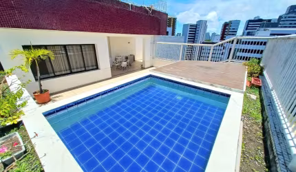 Cobertura a venda na pituba com 4 quartos mobiliada reformada piscina e nascente