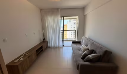 Apartamento a venda no pleno itaigara quarto e sala mobiliado e nascente