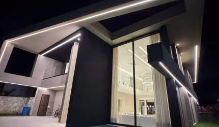 Casa a venda em alphaville 2 com 5 suites alto luxo e moderna