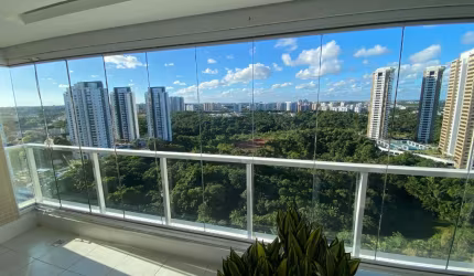 Apartamento a venda no platno greenville com 2 suites mobiliado e varanda gourmet