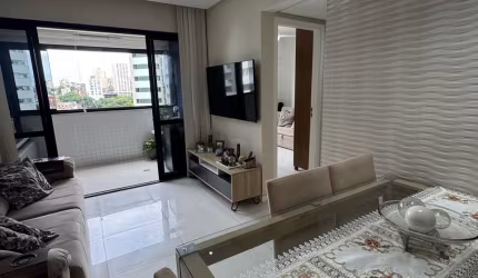 Apartamento a venda no candeal com 3 quartos varanda e dependência