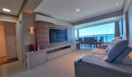 Apartamento para locação com 3 suites vista mar mobiliado no terrazzo ondina