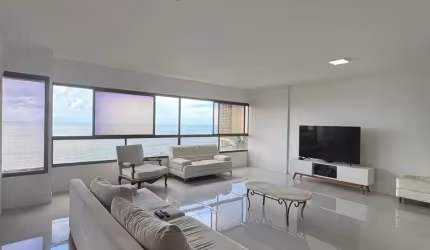 Apartamento  a venda no rio vermelho com 3 suites reformado e vista mar