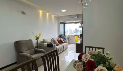 Apartamento a venda em armação com 3 quartos dependencia armarios e 2 vagas