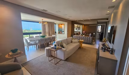 Apartamento para locaçao em alphaville 1 salvador com 3 quartos mobiliado no garden ville