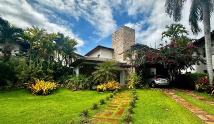 Casa a venda no condominio porto busca vida resort com 4 suites mobiliada