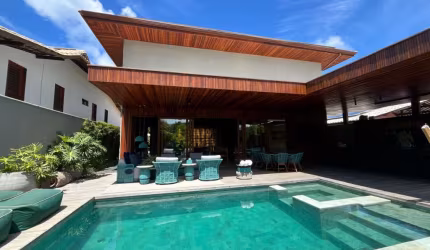 Casa a venda em praia do forte com 5 suites mobiliada no cond aldeia dos pescadores