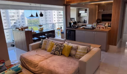 Apartamento a venda no platno greenville com 3 quartos vista mar e gabinete