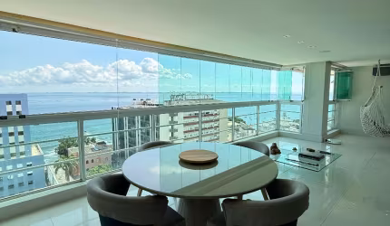Apartamento a venda na barra com 2 suites sala ampliada com 181m² no barra porto