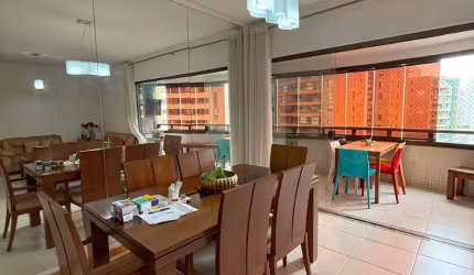 Apartamento  a venda em alphaville 1 com 3 suítes armários e 4 vagas