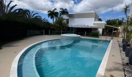 Casa para locação com 4 quartos piscina e área gourmet em alphaville 2