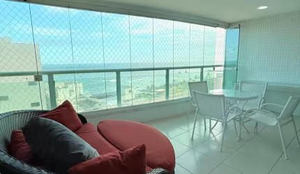 Apartamento a venda no terrazzo ondina com 2 quartos vista mar e varanda gourmet