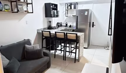 Apartamento a venda no blue barra quarto e sala mobiliado