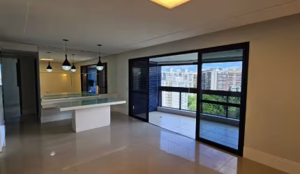 Apartamento para locação em alphaville 1 com 3 quartos armarios e semi mobiliado no garden ville