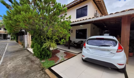 Casa a venda em piatã com 4 quartos área gourmet no condominio praia ville