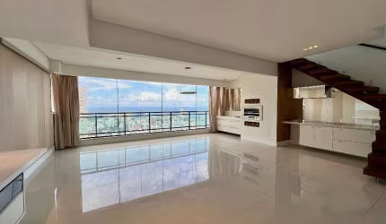 Apartamento  para locação no horto florestal com 3 suites vista mar e nascente