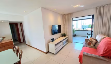 Apartamento a venda na pituba com 3 suites nascente e varanda