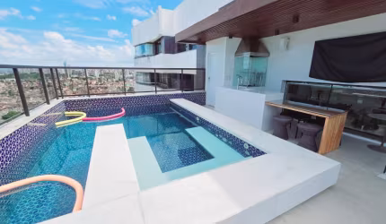 Cobertura a venda no horto florestal com 4 quartos piscina área gourmet e nascente