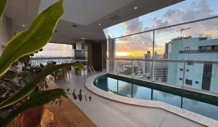 Cobertura a venda no loteamento aquarius com 3 suites piscina e área gourmet
