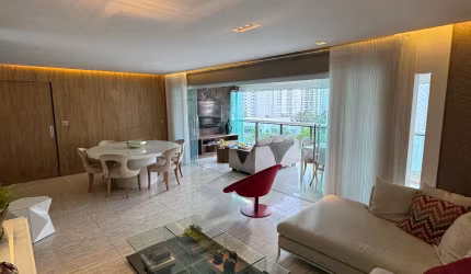 Apartamento a venda no le parc com 3 suites reformado vista clube e 165 m¹