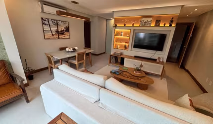 Apartamento a venda em alphaville 1 com 2 quartos reformado e com gabinete no lion