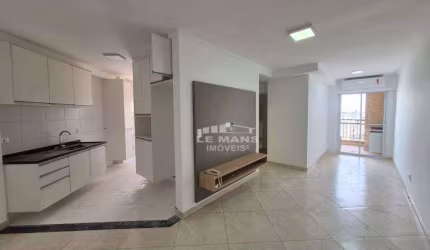 Apartamento para alugar no Edifício Mirage Residence, 2 quartos, 1 suíte, 2 vagas, no bairro Paulicéia em Piracicaba – SP