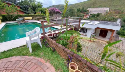 Casa para Venda em Teresópolis, Albuquerque, 3 dormitórios, 1 suíte, 5 banheiros, 4 vagas