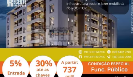 Apartamento com 2 quartos à venda no bairro Saco Grande em Florianópolis
