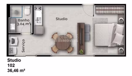 Studio à venda no bairro Carvoeira em Florianópolis