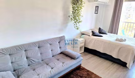 Studio à venda totalmente mobiliado e equipado - Excelente para investidores - em Pinheiros