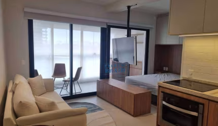 Studio totalmente mobiliado, 38m² para alugar em Moema